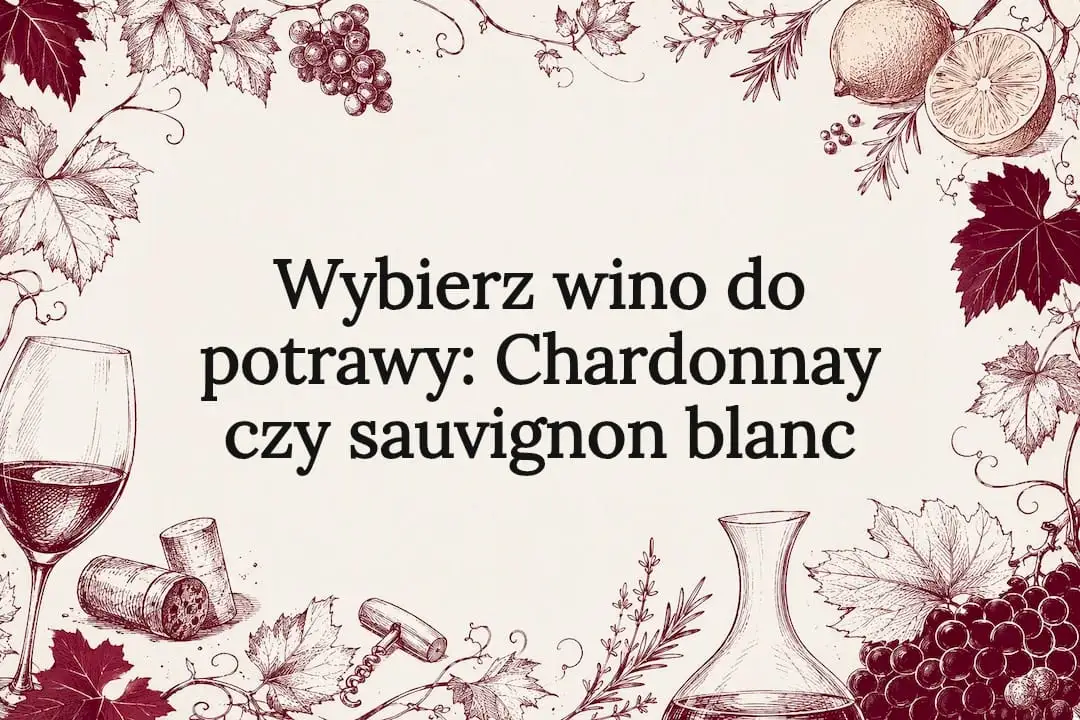 Wybierz wino do potrawy: Chardonnay czy sauvignon blanc